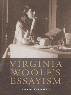 cover image of Virginia Woolf's Essayism